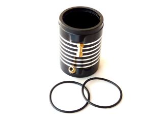 Kühlmantel - Wasserkühlung für TFL Ø29mm x 50mm Schwarz-Silber
