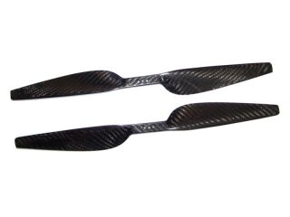16x5,0 high-end carbon T-Prop Set 1x links- 1x rechtsdrehend