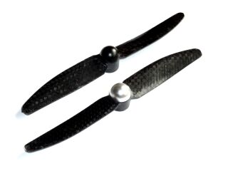 5x3 FPV Racer Carbon Propeller 1x links- 1x rechtsdrehend - selbssichernd