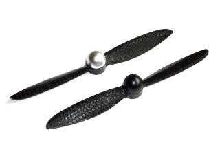 5x4,5 FPV Racer Carbon Propeller 1x links- 1x rechtsdrehend - selbssichernd