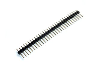 Stiftleiste 2,54 mm - 1 x 30 pins 1-reihig stehend - Leiterplatten Buchsenleiste