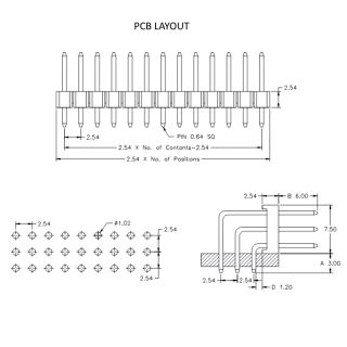 Produktbild von 2,0 Mm Stiftleisten-Steckverbinder-Set – 1-reihige Leiterplattenbuchse 90° (2P–12P) Für DIY-Lötprojekte, 60-teiliges Sortiment