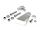 Turn Fins 47x30 Edelstahl Finne für RC Rennboote
