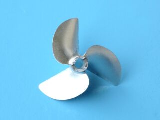CNC 3-Blatt Aluminium Propeller 44x4.75 P1.4 linksdrehend mit Drivedog
