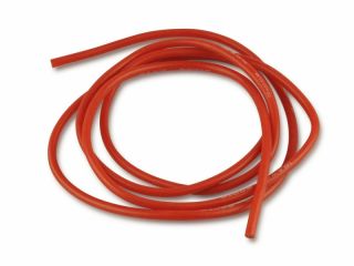 Silikonkabel 1,5mm&sup2; - 1m ROT - silicone wire 1m RED 16AWG
