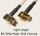 Pigtail 90° RP SMA-plug Buchse auf  90° SMA Buchse - RG316 Antennen Winkel-Adapter 20cm