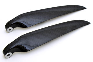 CFK 11 x 8&quot; Carbon Klappluftschrauben - CFK Folding Propeller Set