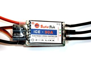 90A ICE Sunrise Flug 2-6S - Helicopter Regler - mit Switch BEC 5,9 - 7,6 - 8,3V