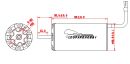 LEOPARD Brushless Inrunner LBP4082/X2-2Y 1600 KV(RPM/Volt) 6S 120A