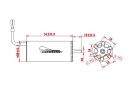 LEOPARD Brushless Inrunner LBP2850/X2-4D 3300 KV (RPM/Volt) 3S 53A