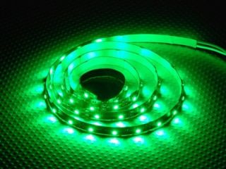 LED - Leuchtband mit 60 LEDs / 1m lang Farbe GR&Uuml;N