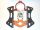 2 fach Motorhalter Carbon 3660 bis 3674 Motoren