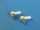 Kugelgelenk - Kugelkopf Pfanne für Schubstangen Anlenkung 1Paar M2x16mm ws