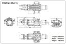 TFL Jetantrieb B54270 Voll-Aluminium - 4 Blatt Alu Impeller - für RC-Rennboote