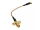 Antennenadapter MMCX Winkel 90° to RP-SMA Male mit Flansch - Adapter AKK X2, FX2, FX3, FX4