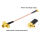 Antennenadapter MMCX Winkel 90° to SMA Female mit Flansch - Adapter AKK X2, FX2, FX3, FX4