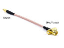 Antennenadapter MMCX to SMA Female mit Flansch - Adapter...