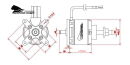 Leopard LC5055-11T 360KV 4-10S 2000W - brushless Außenläufer Motor