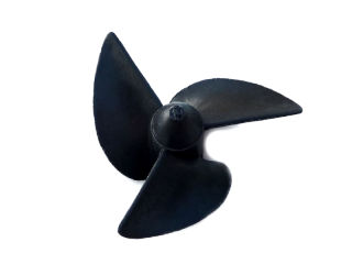 Carbon-Hydropropeller 3-Blatt &Oslash;30 bis &Oslash;42mm mit Gewinde M4