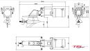 Z-Antrieb TFL Inboard Drive System mit Motor SSS 2960-2200KV