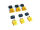 XT60L Stecker und Buchse mit Kappe 3 Paar