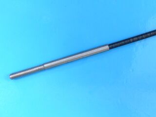 Flexwelle 3,18mm mit Edelstahl Wellenendstück Ø4mm - Gewinde M4