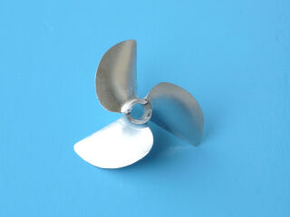 CNC 3-Blatt Aluminium Propeller 38x4.0 linksdrehend mit Drivedog