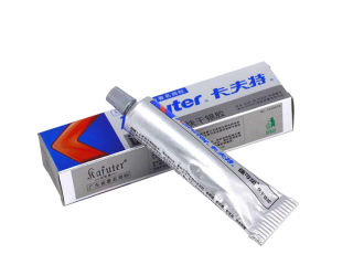 Silikone Klebstoff Dichtungskleber Kafuter K-583 Industriekleber silber 55g