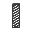 Akkuhalter - Lipohalter - Regler - Empf&auml;ngerbrettchen aus GFK 120 x 40mm