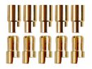 Goldkontakt 6mm Bullet Stecker - Buchse - 5 Paar