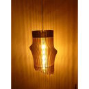 Deco Lampe Holzkunst - neue Deckenleuchte H&auml;ngelampe Lampenschirm