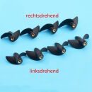 Propeller 2 Blatt 45x31.5mm M4 - P31,5mm - rechtsdrehend - Kunststoff Prop