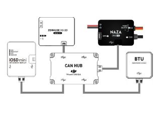 DJI CAN-Bus Hub - Modul für Naza M V2 Wookong