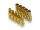 Goldkontakt 3,5mm Stecker - Buchse - 5 Paar 3,5mm Bananenstecker