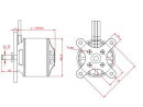 Leopard LC6362-8T 270KV 4-12S 3600W - brushless Außenläufer Motor