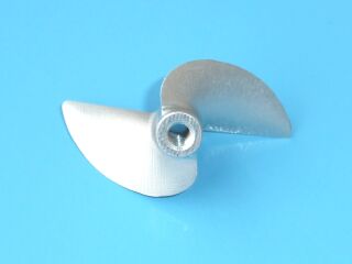 CNC Aluminium Propeller 38 x M4 P1.9 linksdrehend für Mono Hydro
