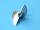 CNC Aluminium Propeller 38 x M4 P1.9 linksdrehend für Mono Hydro