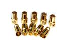 Goldkontakt 8,0mm Bullet Stecker - Buchse - 5 Paar