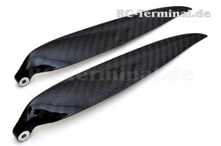CFK 18 x 10&quot; Carbon Klappluftschrauben - CFK Folding Propeller Set