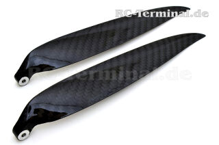 CFK 18 x 10" Carbon Klappluftschrauben - CFK Folding Propeller Set